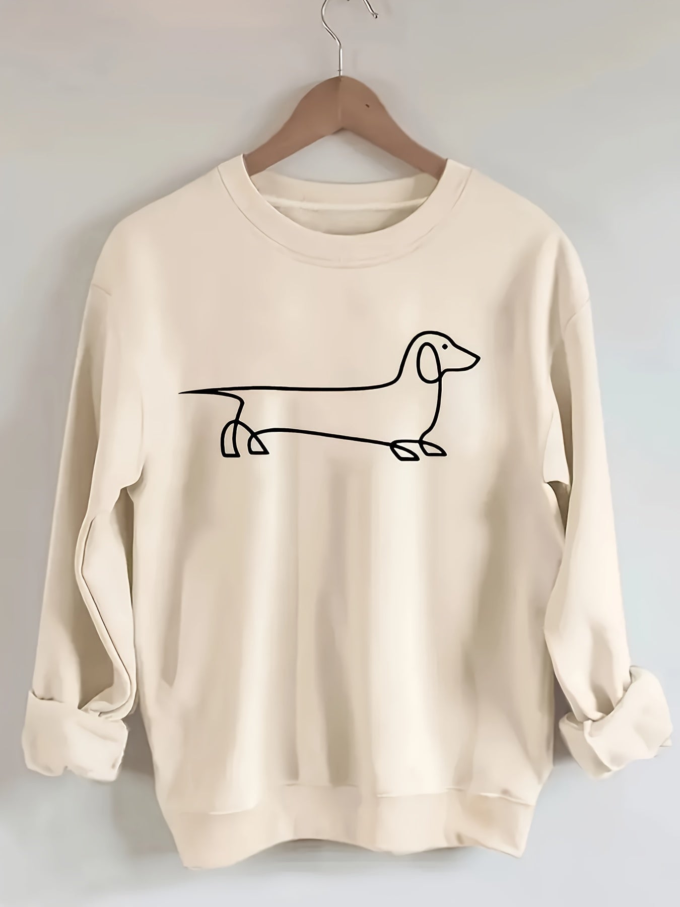 Dog Lover'S Dream - Soft, Casual, Long Sleeve Crew Neck Sweatshirt Dog Lover'S Dream - Soft, Casual, Long Sleeve Crew Neck Sweatshirt